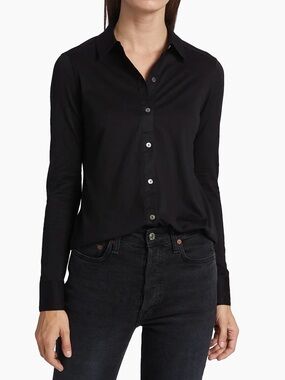 Theory Riduro Organic Cotton Shirt
Black Medium